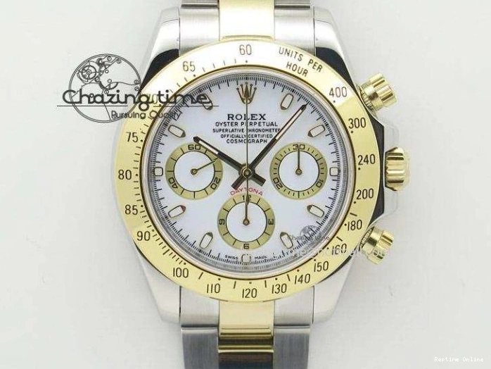 0518 Day Date 40 YG JDF Gain Weight 904L Steel White Roman Dial on President Bracelet VR3255 V Functional 1369